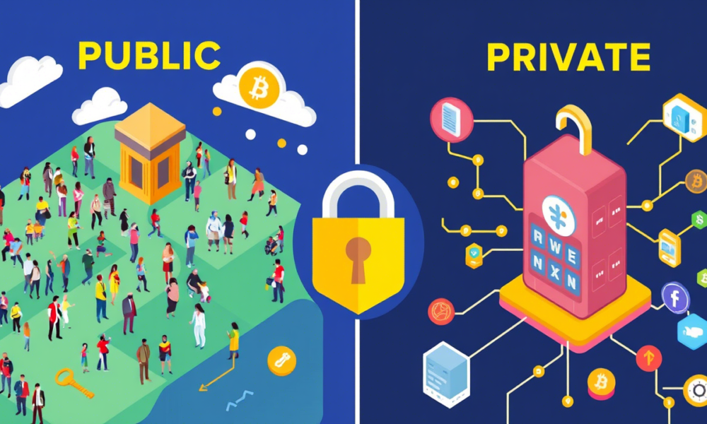 a brief overview of public vs private blockchain, the similarities between the two, along with the difference between public and private blockchain.